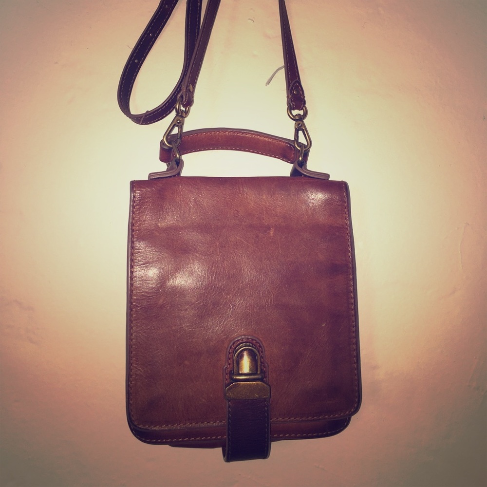 Club Monaco genuine leather crossbody.